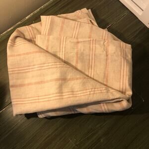 Hearth & Hand with Magnolia NWOT Beige Blush Striped Curtain Panel 73"